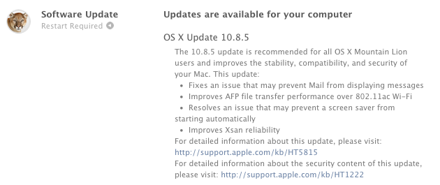 update driver for mac os x 10.8.5